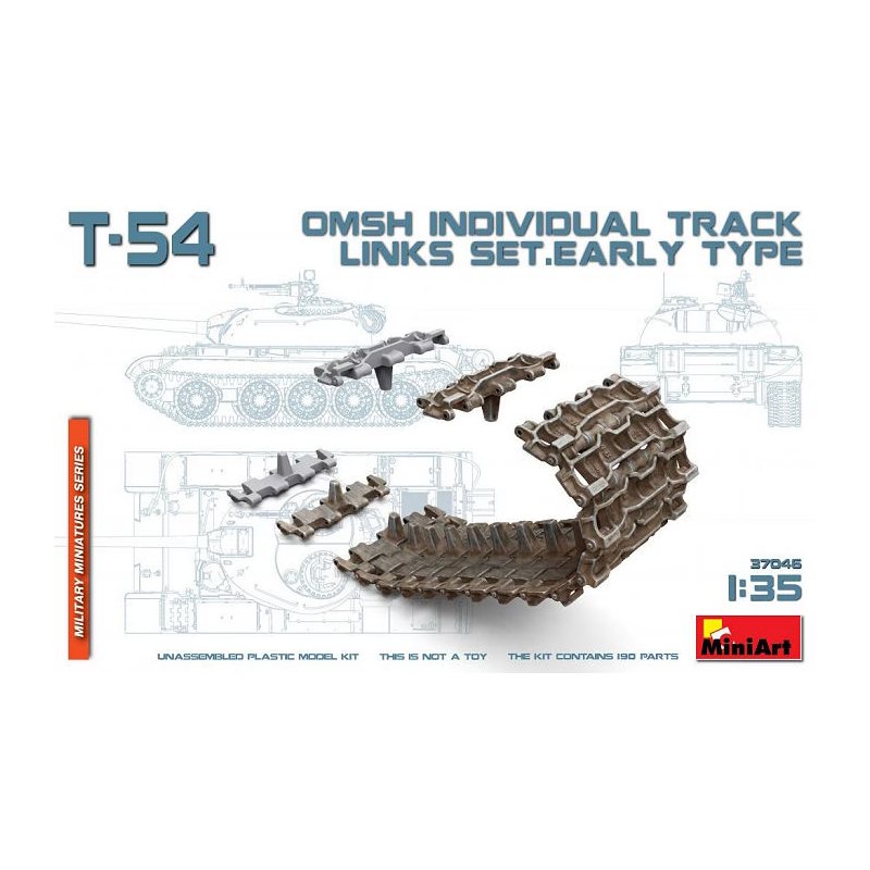 Miniart 1/35 T-54 OMSh Individual Track Links