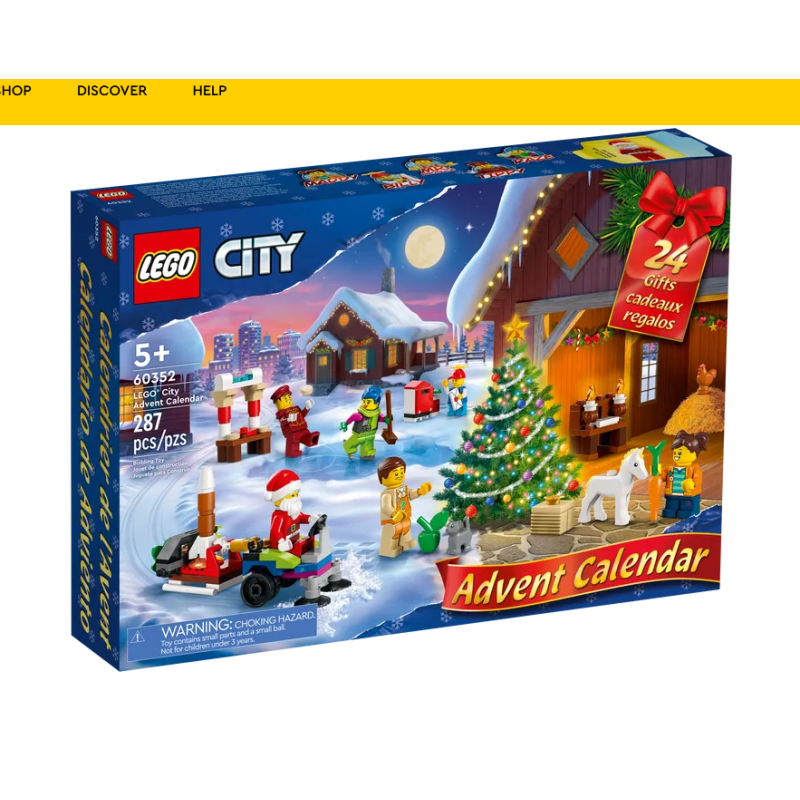 Calendario de Adviento Lego city 2022