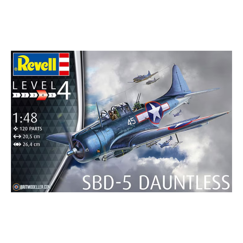 Maqueta de avión 1/48 SBD-5 Dauntless - Revell