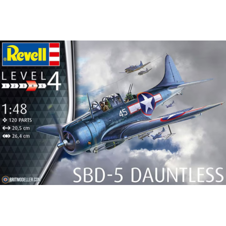 Maqueta de avión 1/48 SBD-5 Dauntless - Revell