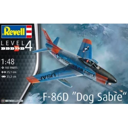 Maqueta de avión 1/48 F-86D "Dog Sabre" de Revell