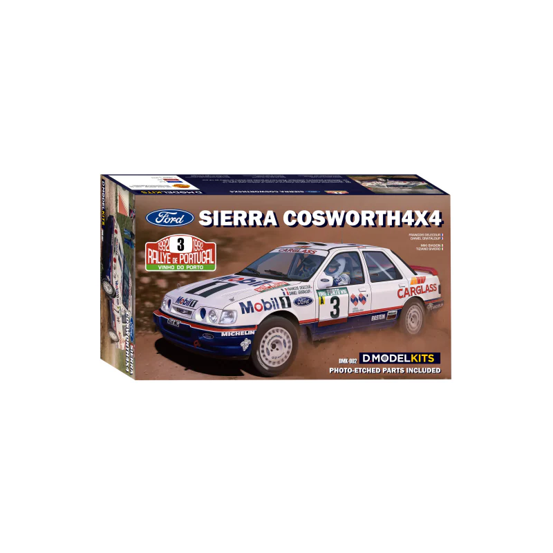 D Model Kits 1/24 Ford Sierra Cosworth 4×4 Gr. A Rally Portugal 1992