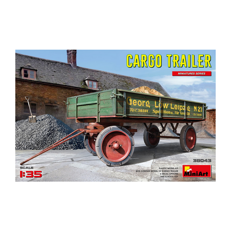 Maqueta Miniart 1/35 Cargo Trailer