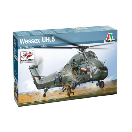 Maqueta del helicóptero Westland Wessex HU.5 Falklands 40th Anniversary de Italeri en escala 1/48