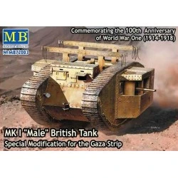 Masterbox 1/72 Mk I "Male" British Tank 1916