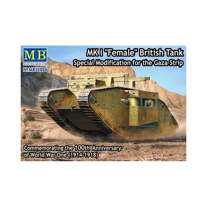 Masterbox 1/72 MK.I "Female" British Tank Special Modification For The Gaza Strip