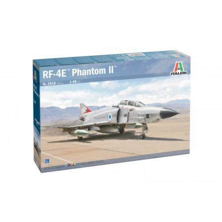 Maqueta 1/48 RF-4E Phantom II Italeri, avión de reconocimiento militar