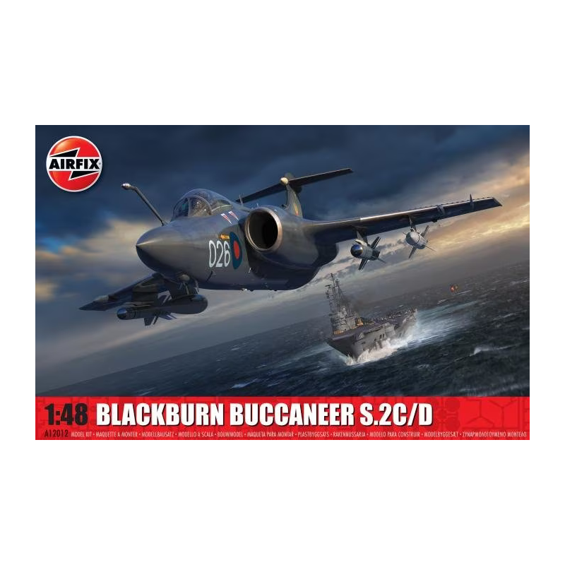 Airfix 1/48 Blackburn Buccaneer S.2C/D aircraft model kit