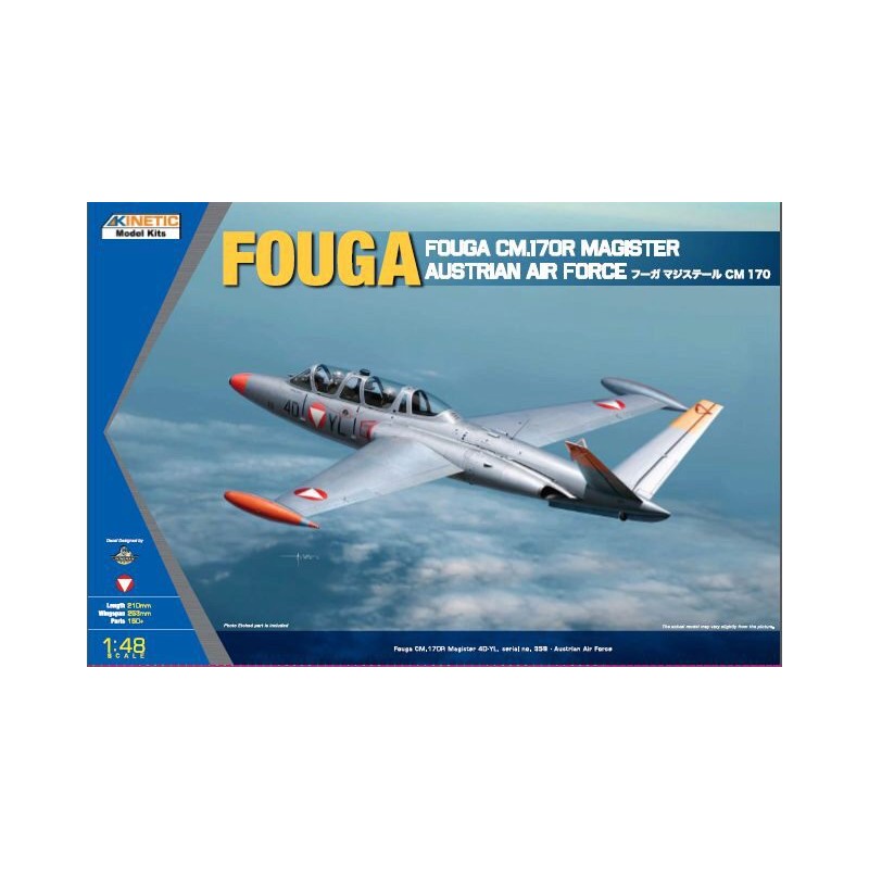 Kinetic 1/48 Fouga CM.170R Magister Austrian Air Force