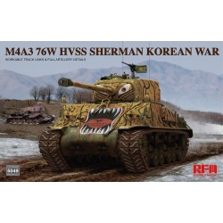 Rye Field Model 1/35 M4A3 76W HVSS Sherman Medium Tank Korean War