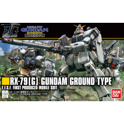 Bandai 1/144 HG Rx-79g Gundam Ground Type model kit