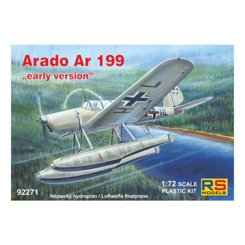 Maqueta de avion RS Models 1/72 Arado Ar 199 "Early version"