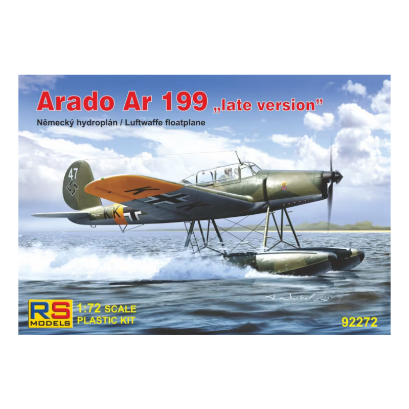 Maqueta de avion RS Models 1/72 Arado Ar 199 "Late version"