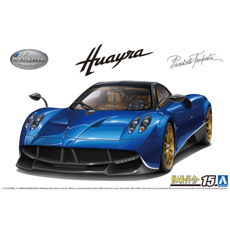 Aoshima 1/24 2016 Pagani Huayra Pachette Tempesta