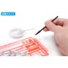 Wave Disposable Mini Flat Brush Slant Cut