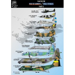 Aztec Models 1/48 Decals War for the Falklands Part 2