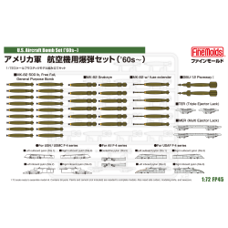 Finemolds 1/72 U.S. Army Aircraft Bomb Set ('60s)