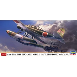 1/72 Aichi E13A1 Type 0 Seaplane Reconnaissance Plane Type 11 Kongo Mounted Plane w/Catapult