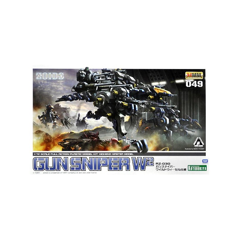 Kotobukiya 1/72 Zoids: RZ-030 Gun Sniper W2