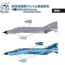 Vic Hobby  Acrylic Colors JASDF Phantom Camouflage Colors