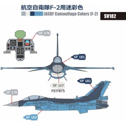 Vic Hobby  Acrylic Colors JASDF Camouflage Colors F-2