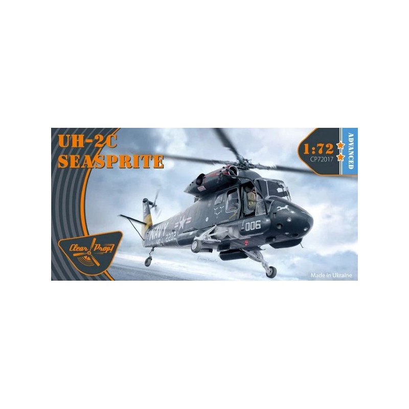 Clear Prop 1/72 Kaman UH-2C Seasprite Advanced helicopter model Kit