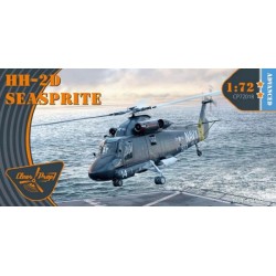 Maqueta en escala 1/72 del helicóptero Kaman HH-2D Seasprite Advanced Kit de Clear Prop