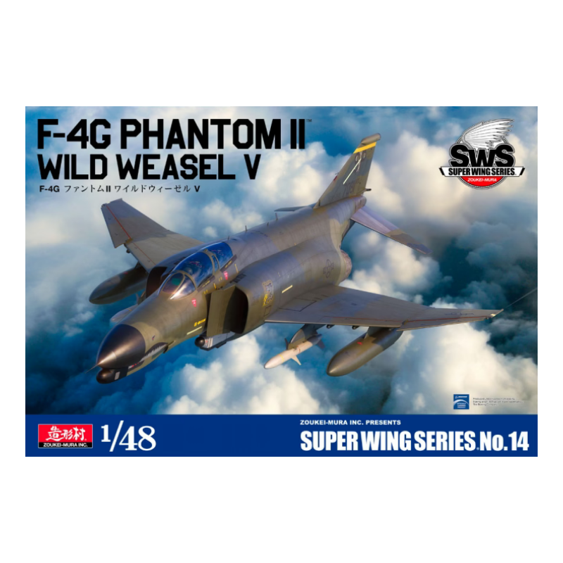 Maqueta F-4G Phantom II Wild Weasel V en escala 1/48 de Zoukei-Mura