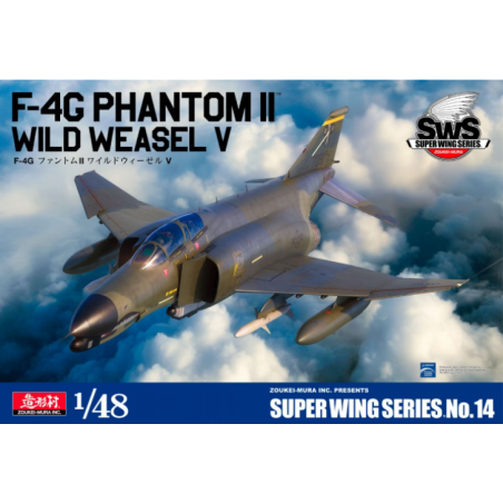 Maqueta F-4G Phantom II Wild Weasel V en escala 1/48 de Zoukei-Mura