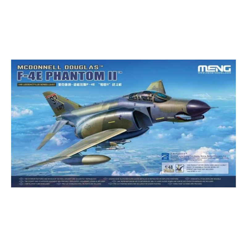 Maqueta de avion Meng 1/48 McDonnell Douglas F-4E Phantom II