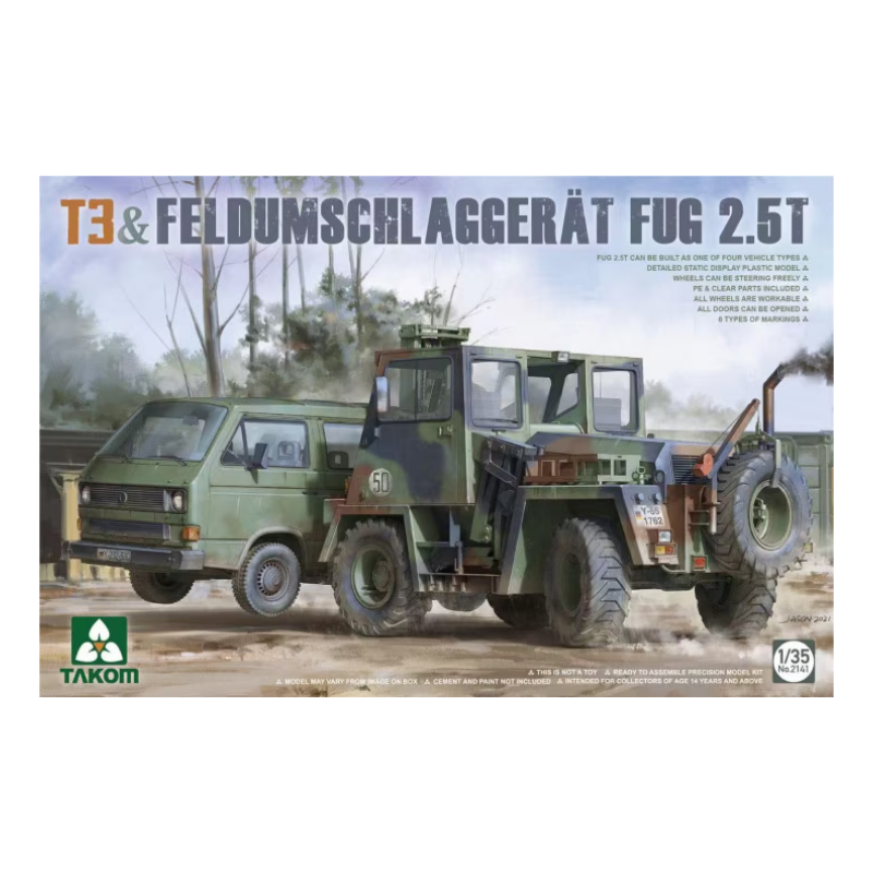 Takom 1/35 T3 & Feldumschlaggerät Fug 2.5t