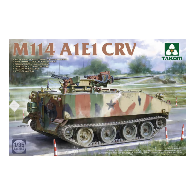 Takom 1/35 M114 A1E1 CRV (M114 A2)