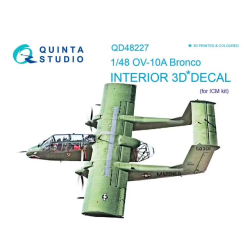 Quinta Studio OV-10A Bronco interior 3D decals (ICM)