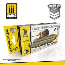 Ammo Mig Caunter British Cammo Armort Paint Set