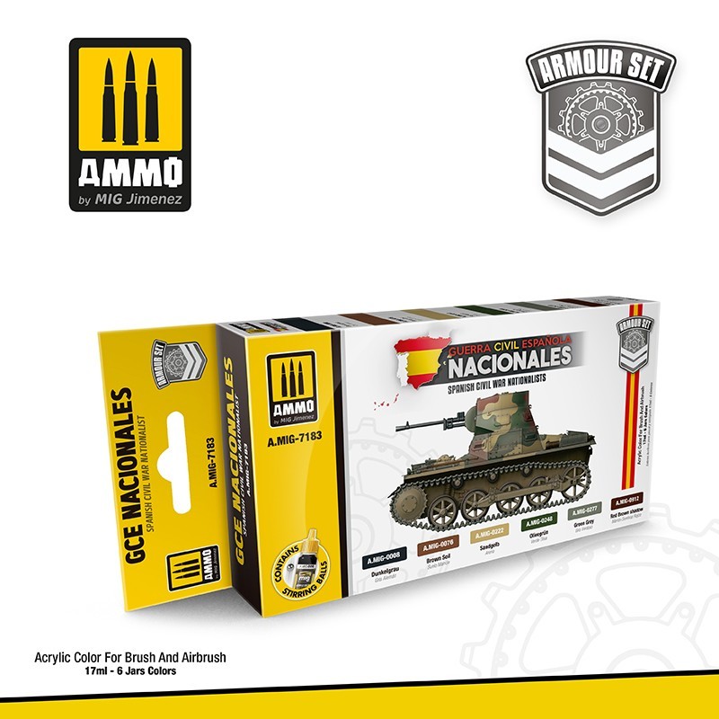 Ammo Mig Spanish Civil War – Nationalists Paint Set