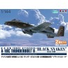 Platz 1/144 U.S. Air Force Attack Aircraft A-10C Thunderbolt II 122nd Fighter Wing Black Snake 2 Set