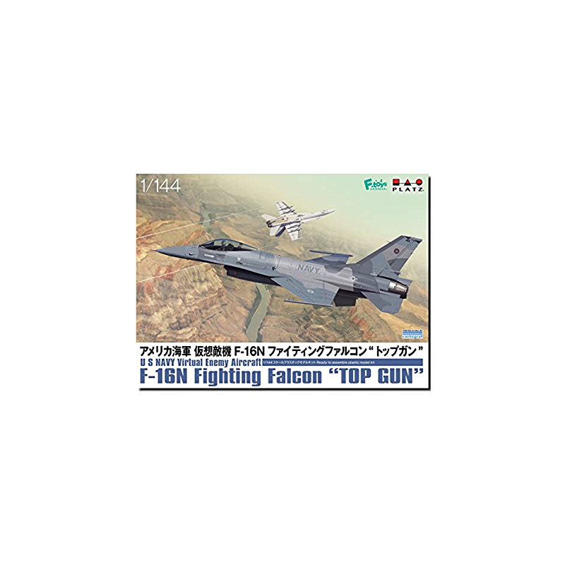 Platz 1/144 US Navy Virtual Enemy F-16N Fighting Falcon Top Gun (set of 2)