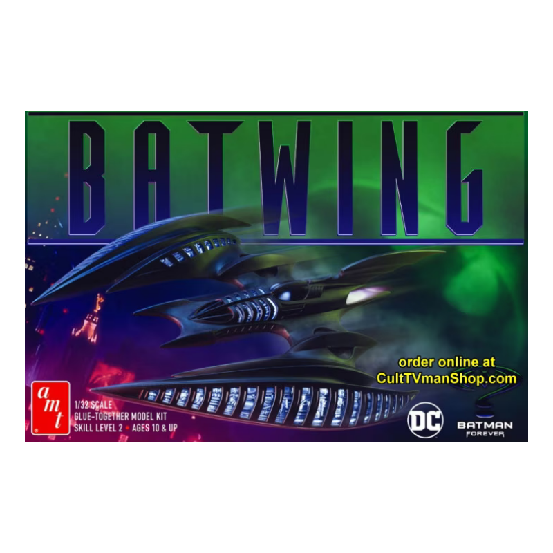 Maqueta AMT 1/25 Batman Forever Batwing