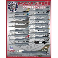 Furball Calcas 1/48 "PACAF VIPERS"  F-16Cs