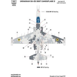 HAD decals 1/48 Ukrainian Su-25 Digit Camouflage