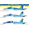 HAD calcas 1/48 Su-27UBM-1 Ukrainian and Kazakh painting schemes decal sheet