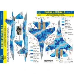 HAD decals 1/72 Ukrainian Su-27 Flanker B