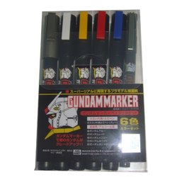 Gundam Marker Basic Set (6pcs)