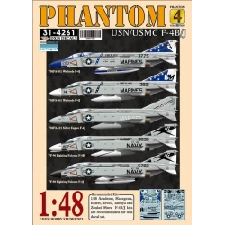 DXM Calca 1/48 USMC/USN F-4B/J VMFA-451/115/VF-96 Phantom Collection 4