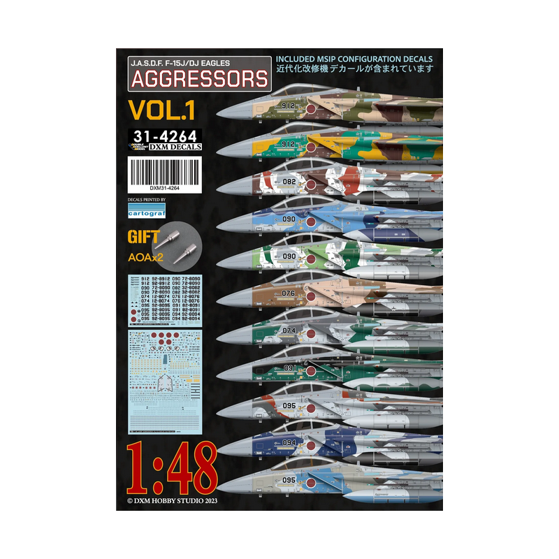 DXM Calca 1/48 F-15J/DJ JASDF Aggressors Vol.1