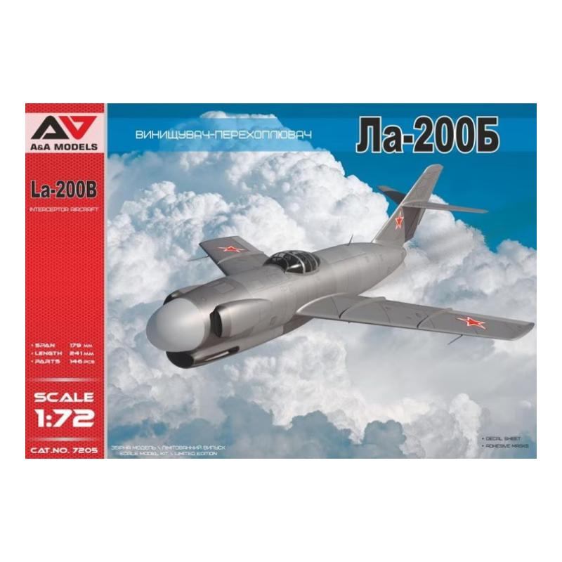 A&A models 1/72 Lavochkin La-200B