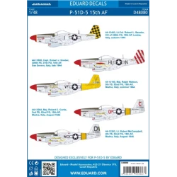 Eduard 1/48 Decals P-51D-5 "15th AF"