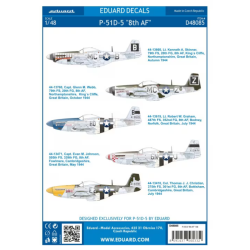 Eduard 1/48 Decals P-51D-5 "8th AF“