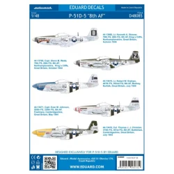 Eduard 1/48 Decals P-51D-5 "8th AF“