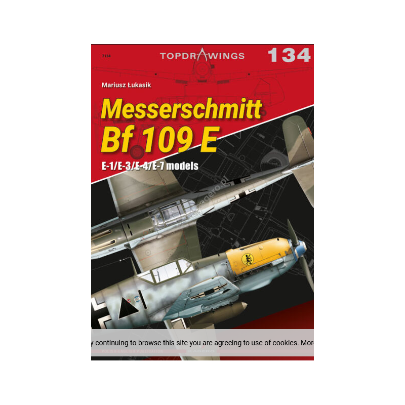 Topdrawings 134 Messerchmitt Bf 109 E E-1/E-3/E-4/E-7 models